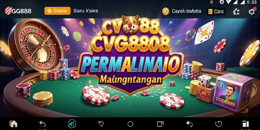 Screenshot gameplay seru dari CVG8888 dengan berbagai pilihan permainan Kasino.