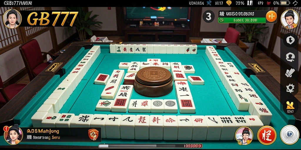 Screenshot GB777 menunjukkan gameplay Mahjong yang seru dan menantang.