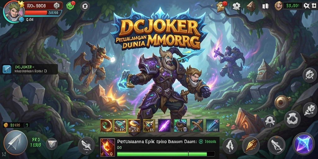 Tangkapan layar IDCJOKER menunjukkan aksi seru dalam petualangan MMORPG.