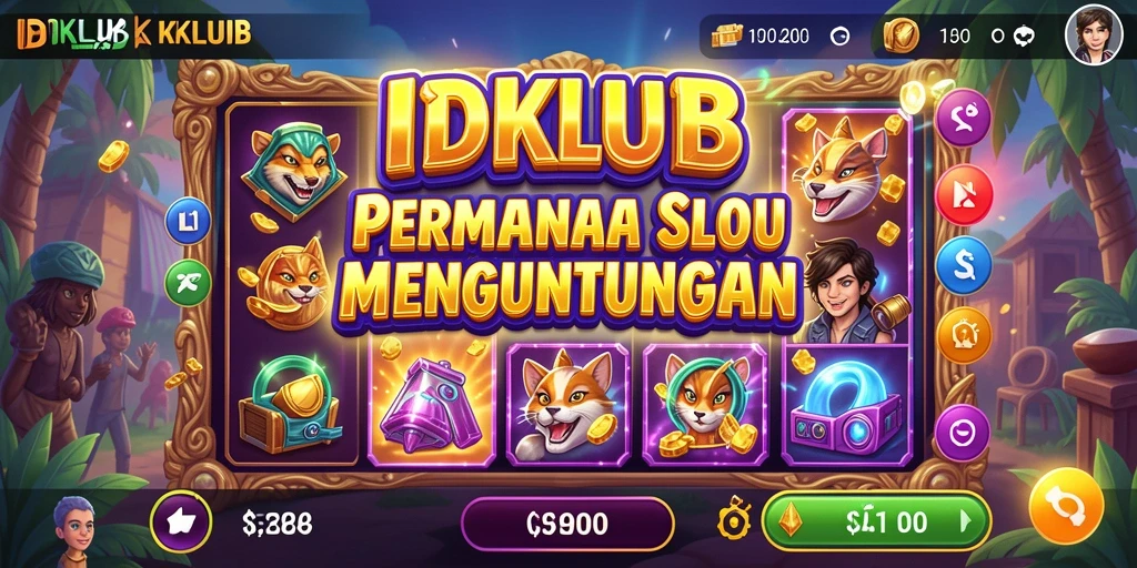 Tampilan gameplay menarik dari game Slot IDKLUB.