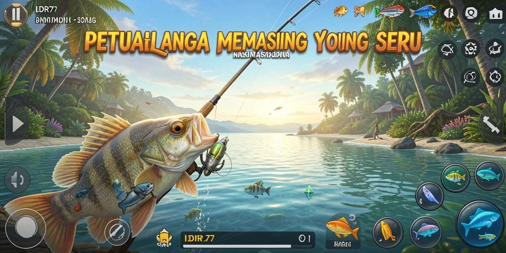 Tangkapan ikan besar dalam game IDR77 yang memukau.