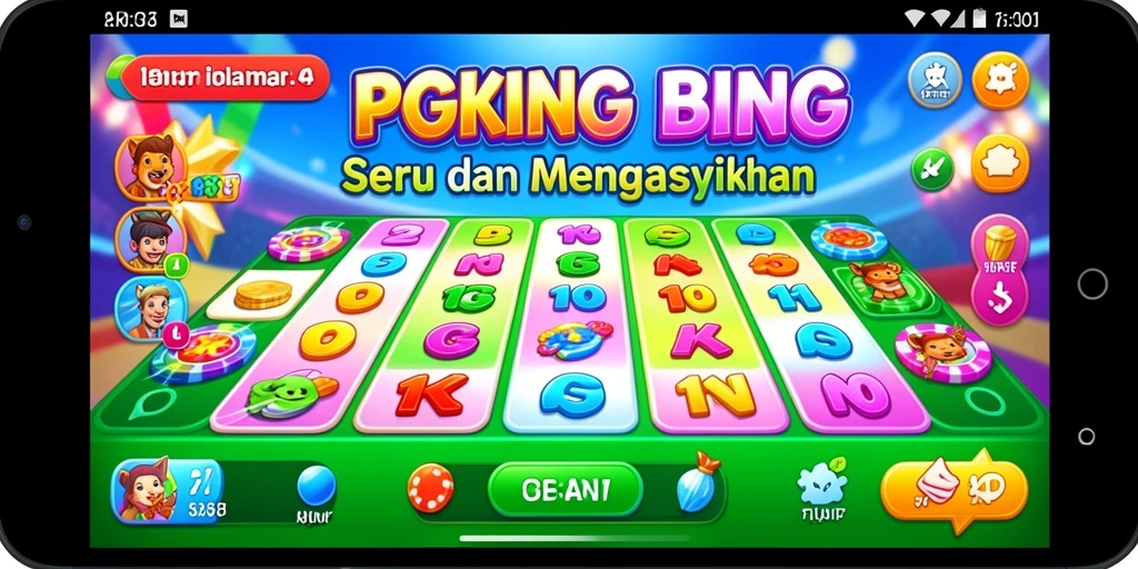 Tangkapan layar gameplay PGKING yang menampilkan keseruan permainan Bingo.