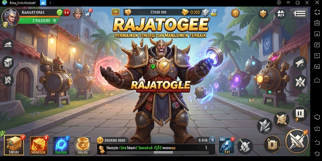 Tampilan menarik gameplay RAJATOGEL dalam aksi strategi.