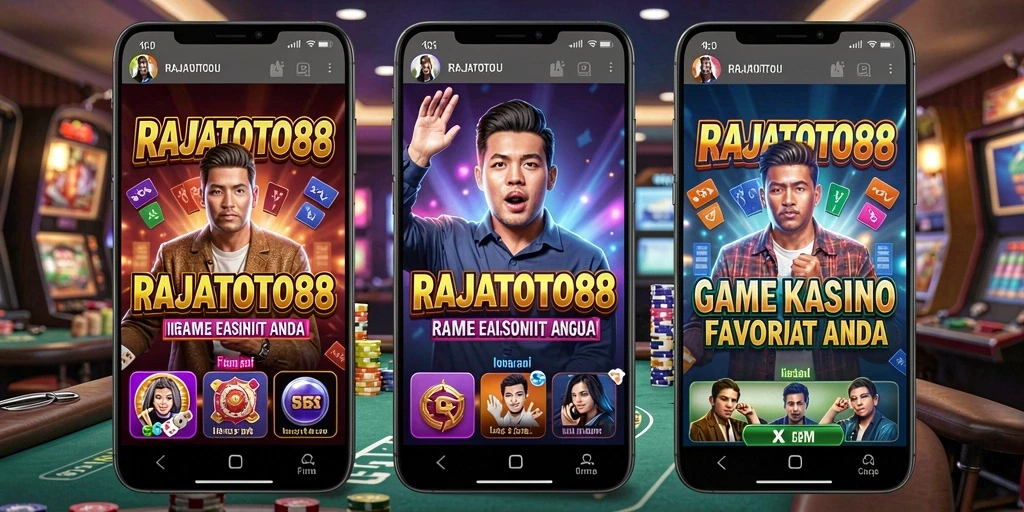 Tangkapan layar utama RAJATOTO88 menunjukkan gameplay Kasino yang mengasyikkan.