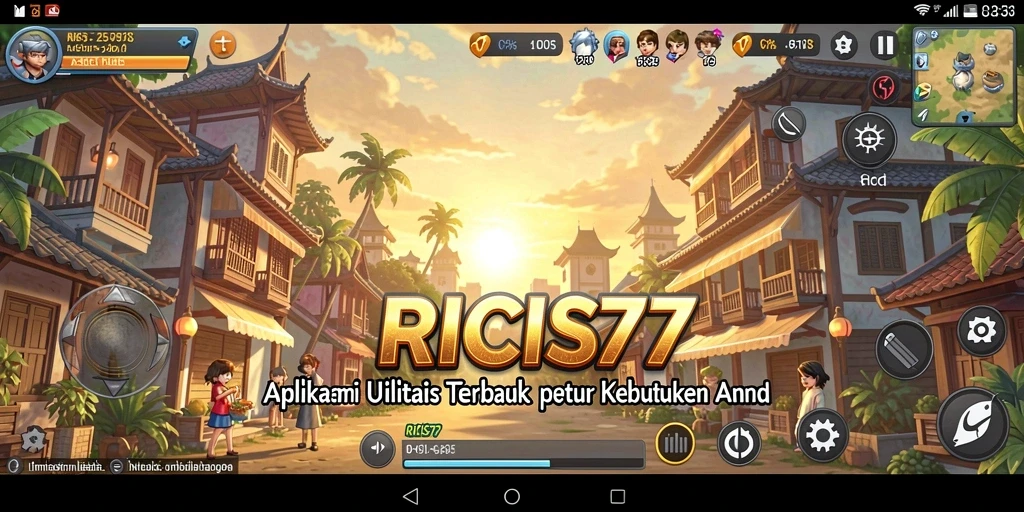 Tampilan utuh aplikasi RICIS77 dengan fungsi utility yang luar biasa.