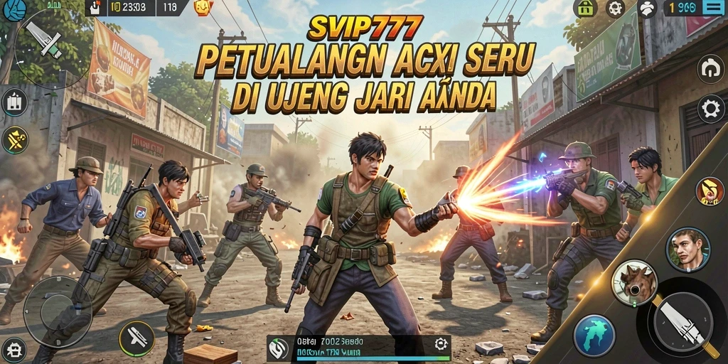 Tampilan gameplay SVIP777 yang penuh aksi dan seru