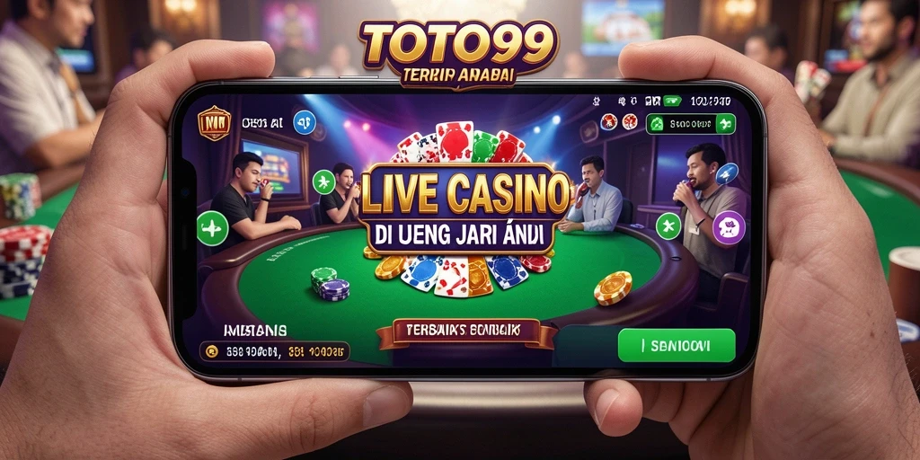 Tampilan gameplay live casino yang mengasyikkan di TOTO99.