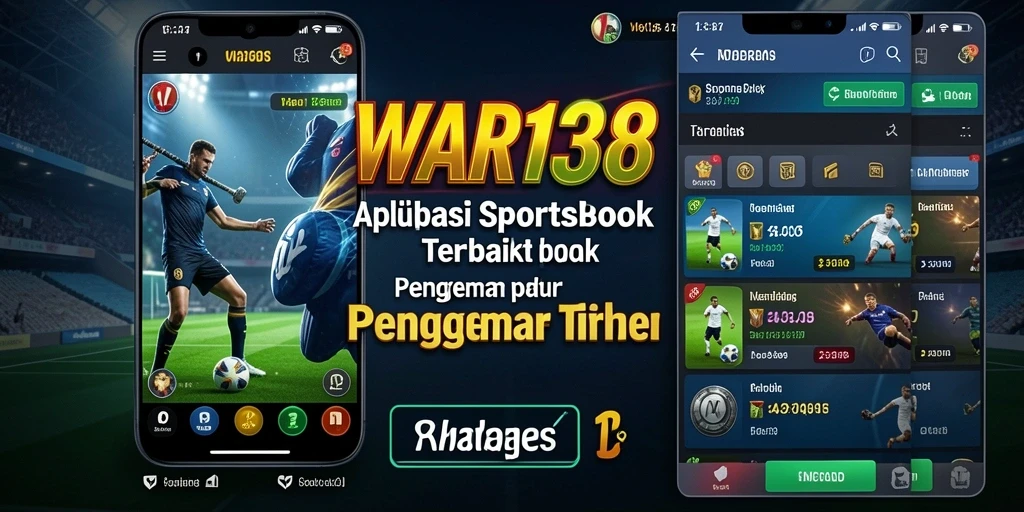 Tampilan antarmuka aplikasi WAR138 dengan fitur sportsbook menarik.